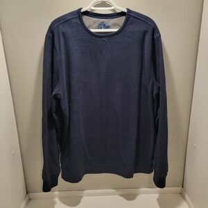 G.H. Bass & Co. Navy Pullover Fleece Sweatshirt